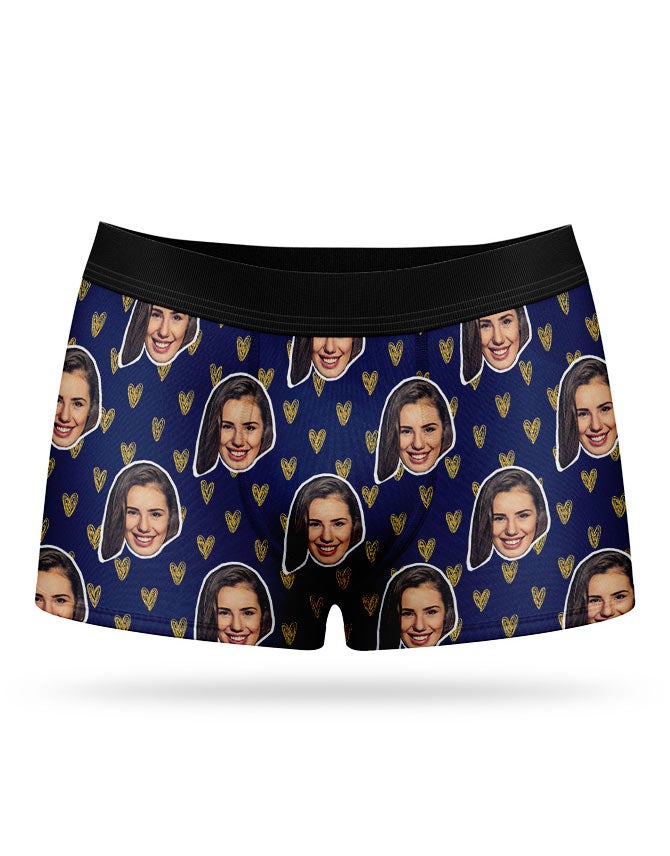 Face Hearts Boxer Shorts