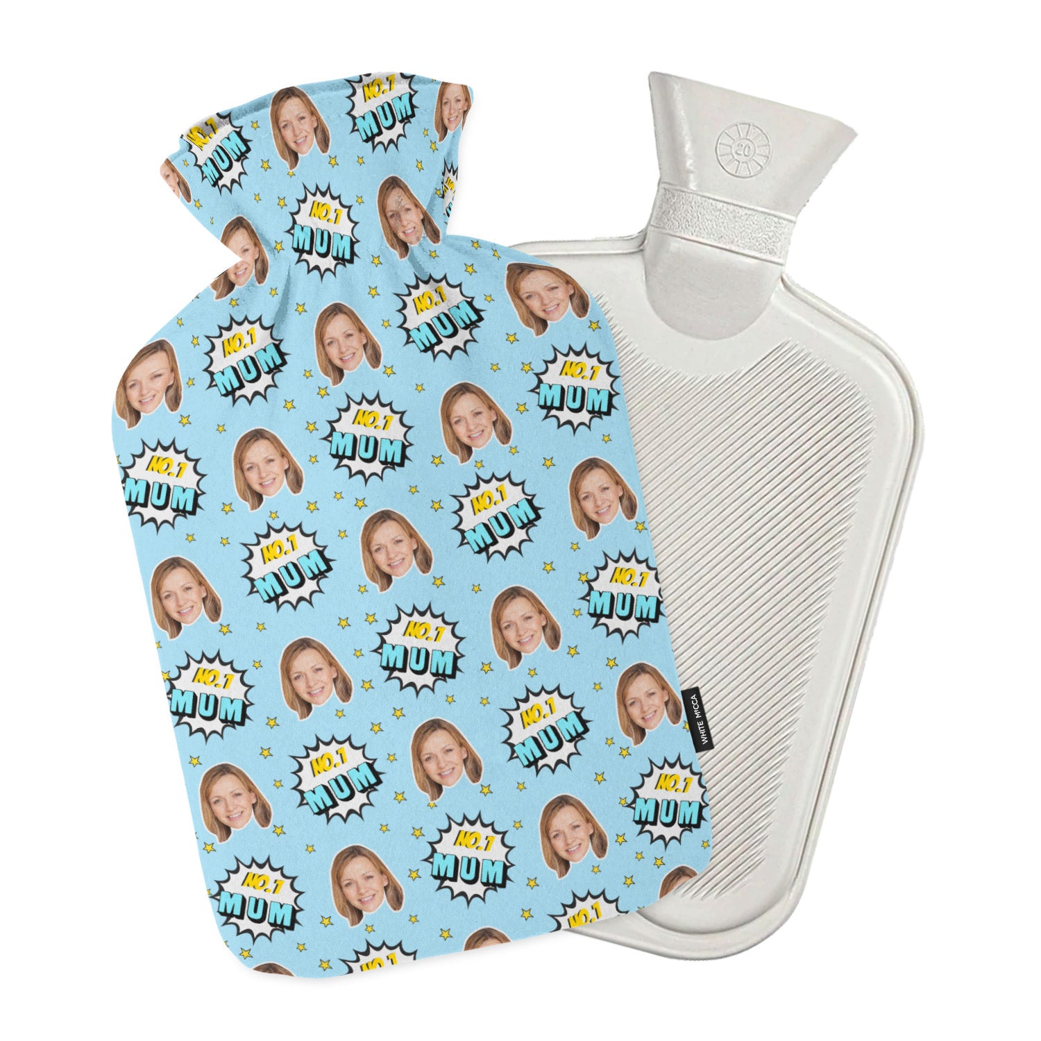 No. 1 Mum Personalised Hot Water Bottle