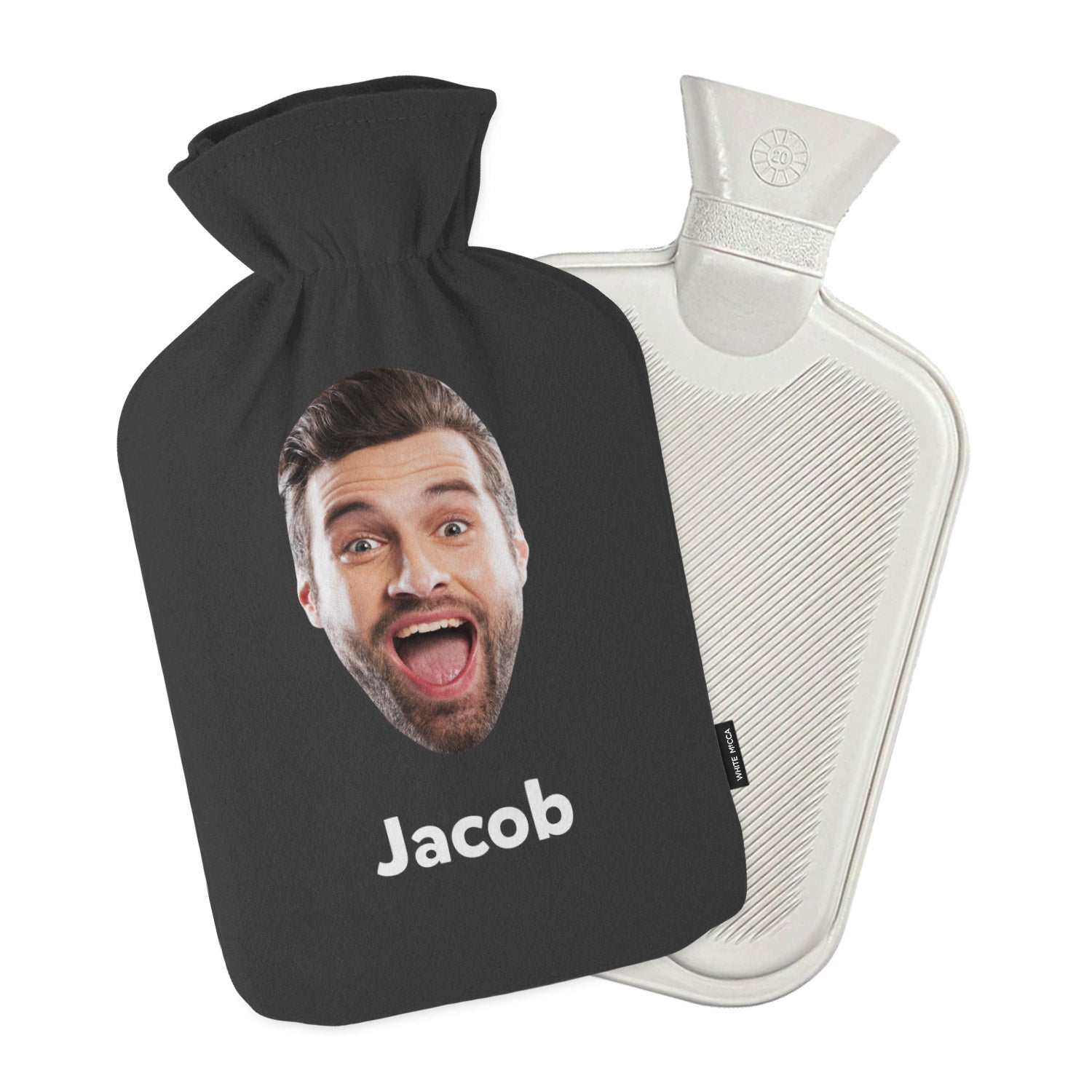 Face & Name Personalised Hot Water Bottle