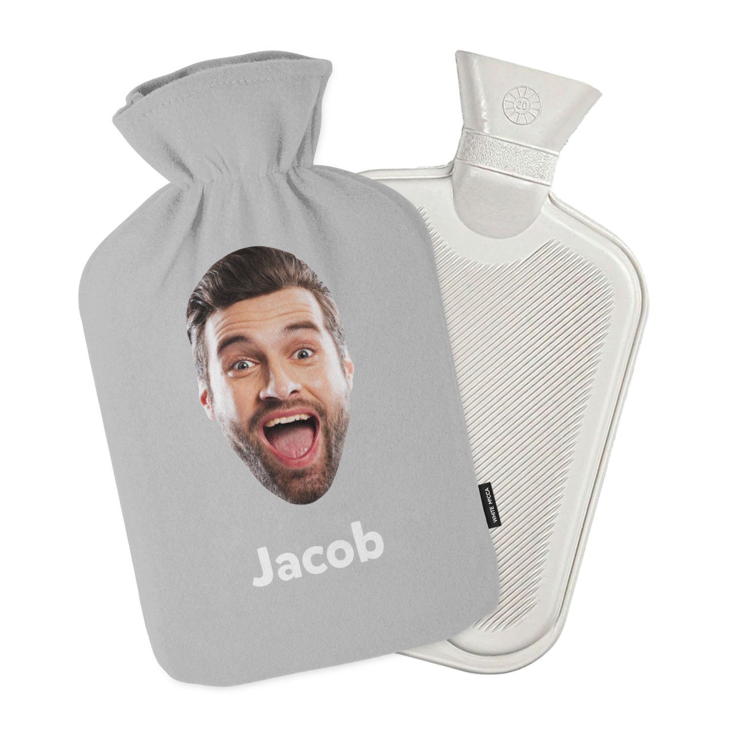 Face & Name Personalised Hot Water Bottle