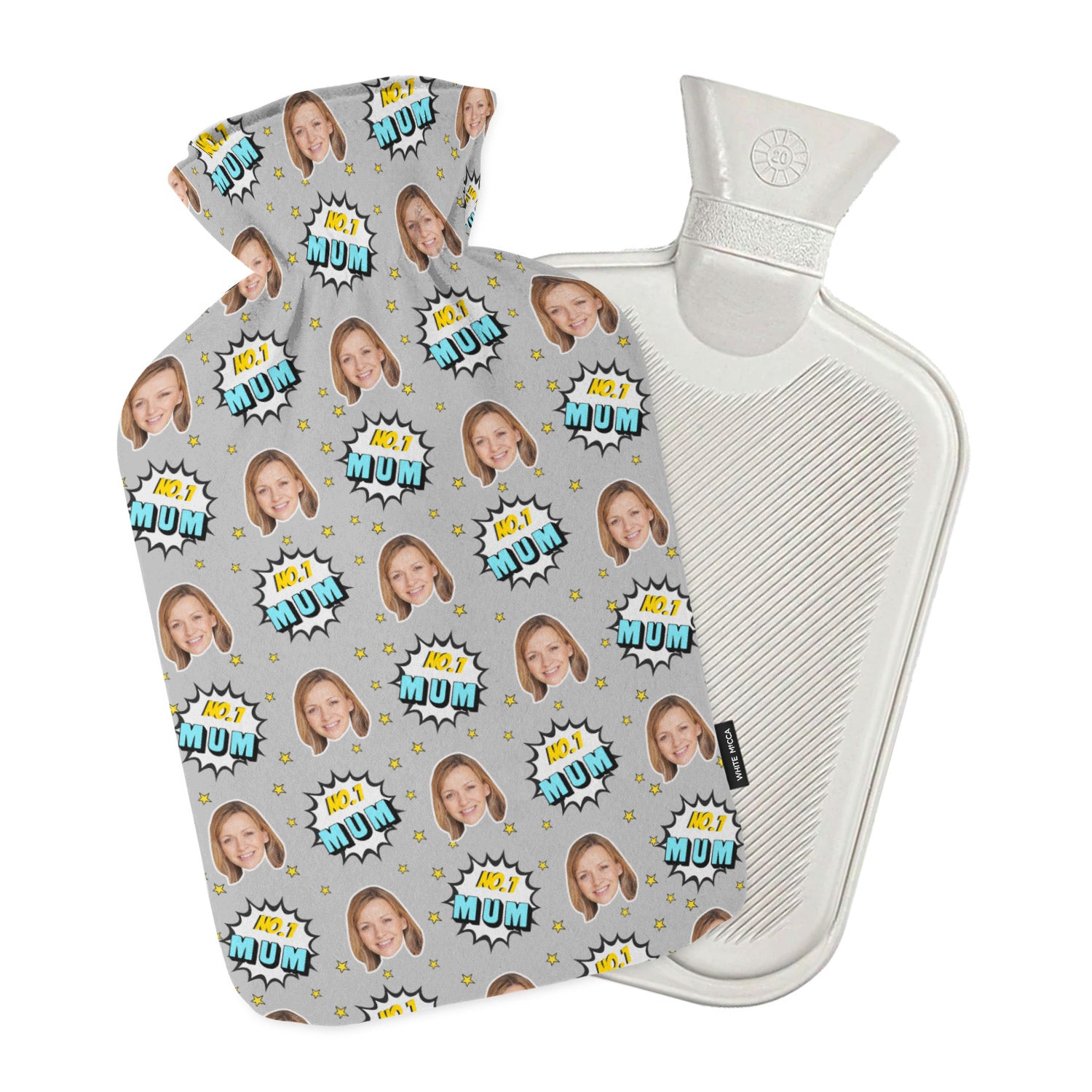 No. 1 Mum Personalised Hot Water Bottle
