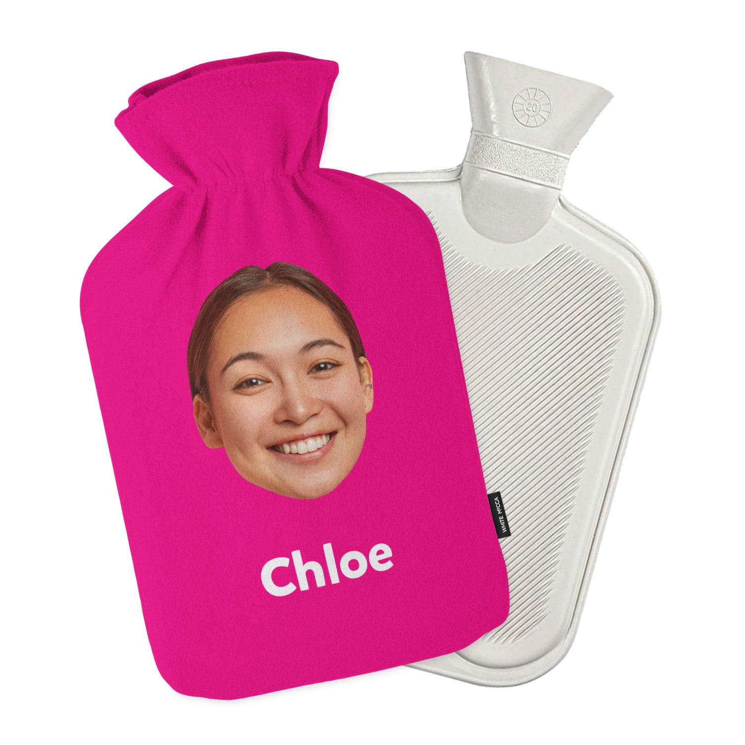 Face & Name Personalised Hot Water Bottle