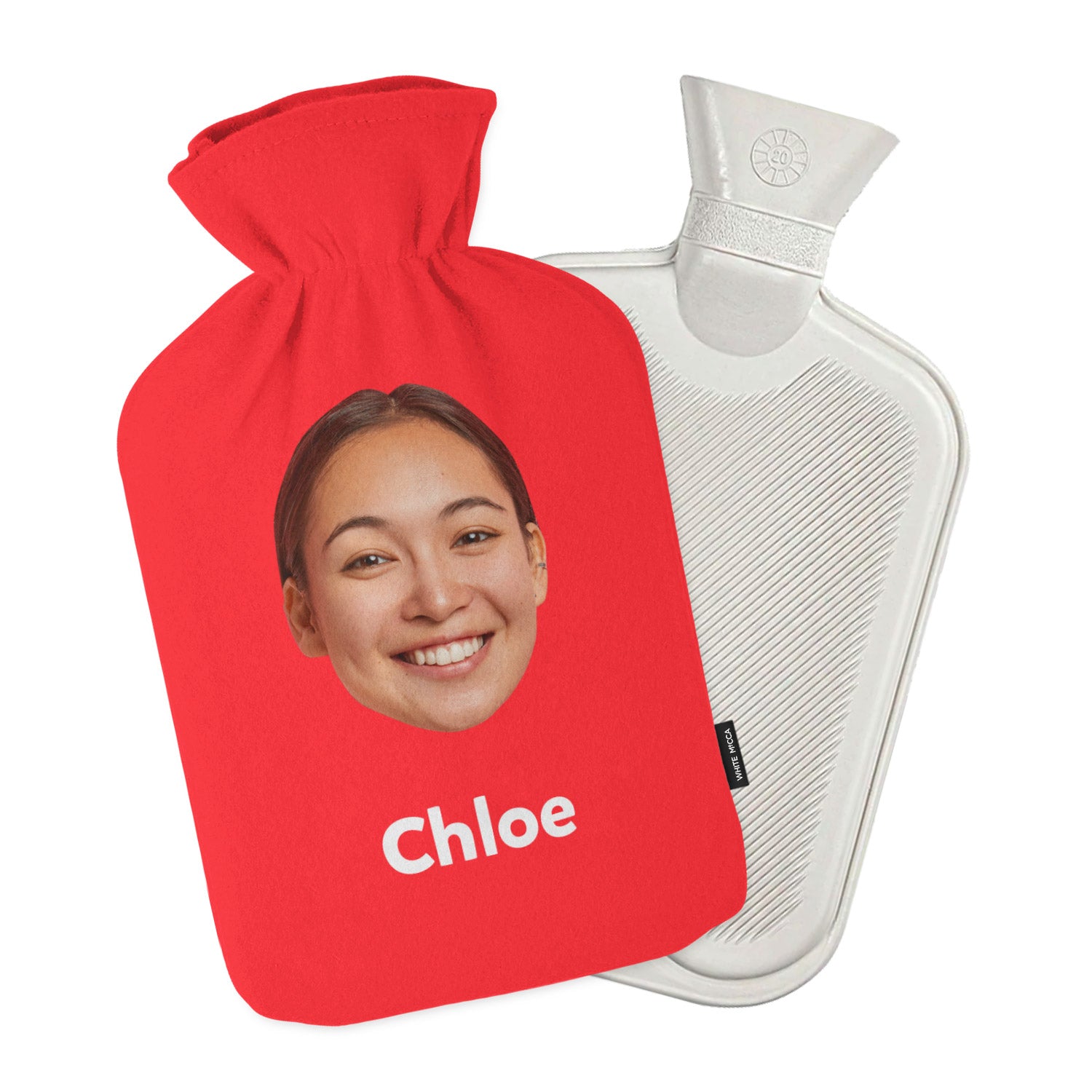 Face & Name Personalised Hot Water Bottle