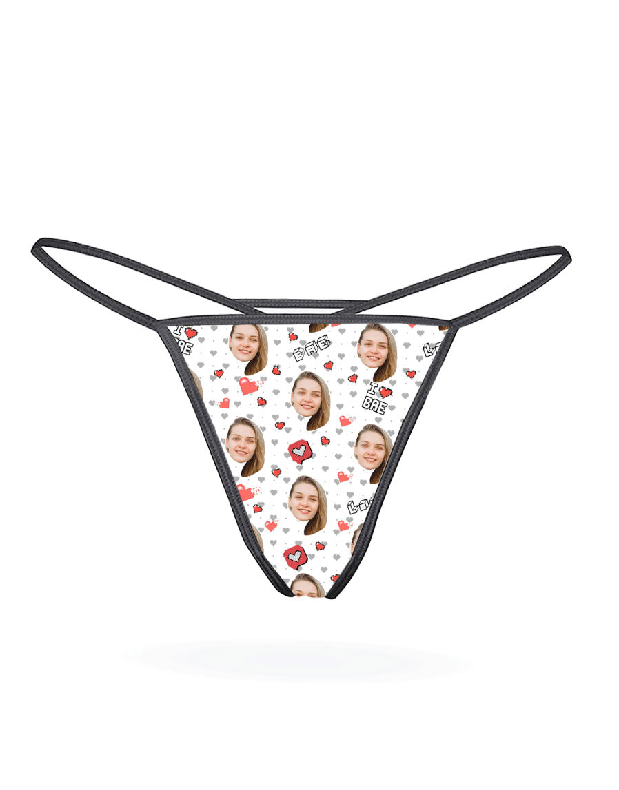 Customisable I Love Bae Thong