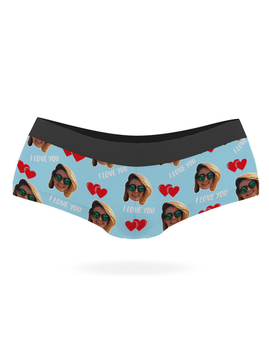 I Love You Face Knickers
