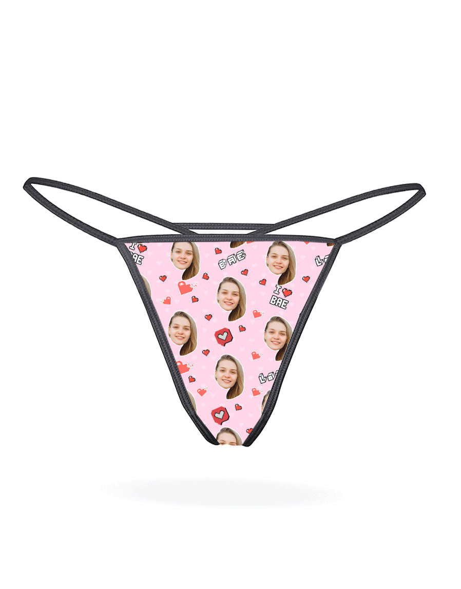 Baby Pink I Love Bae Thong