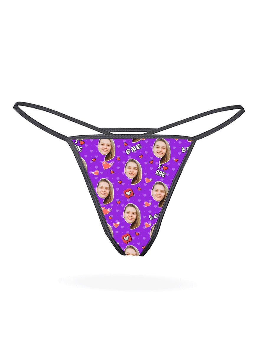 Custom Photo I Love Bae Thong