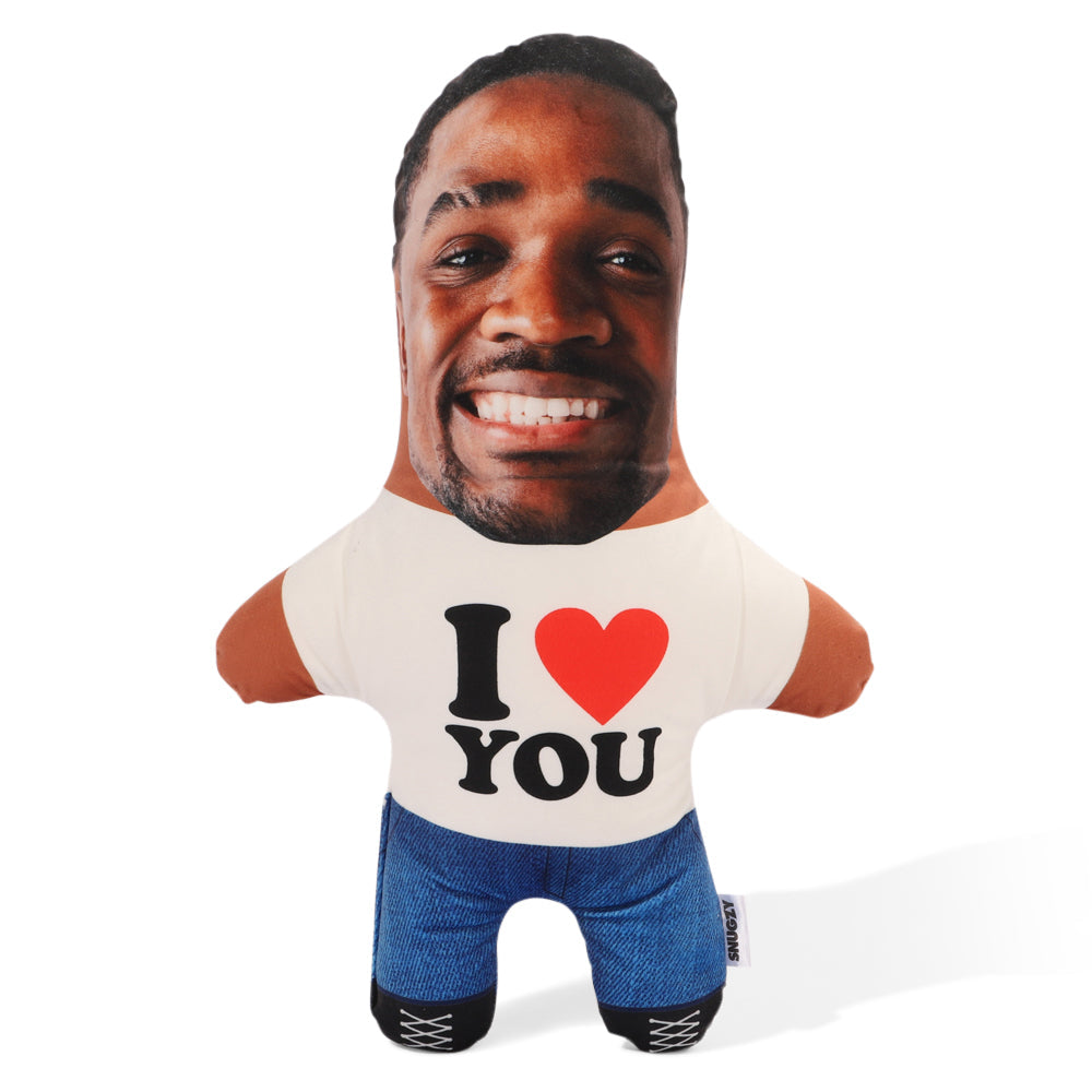 Personalised I Heart You Face Pillow Doll