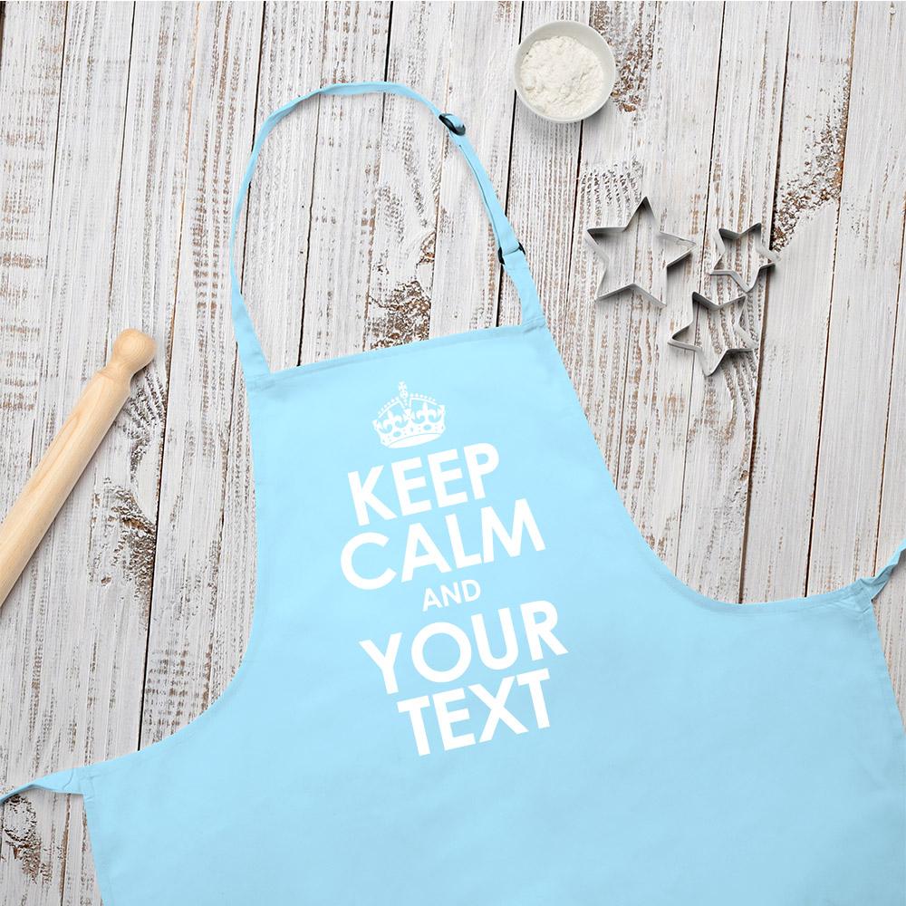 Custom Keep Calm Apron