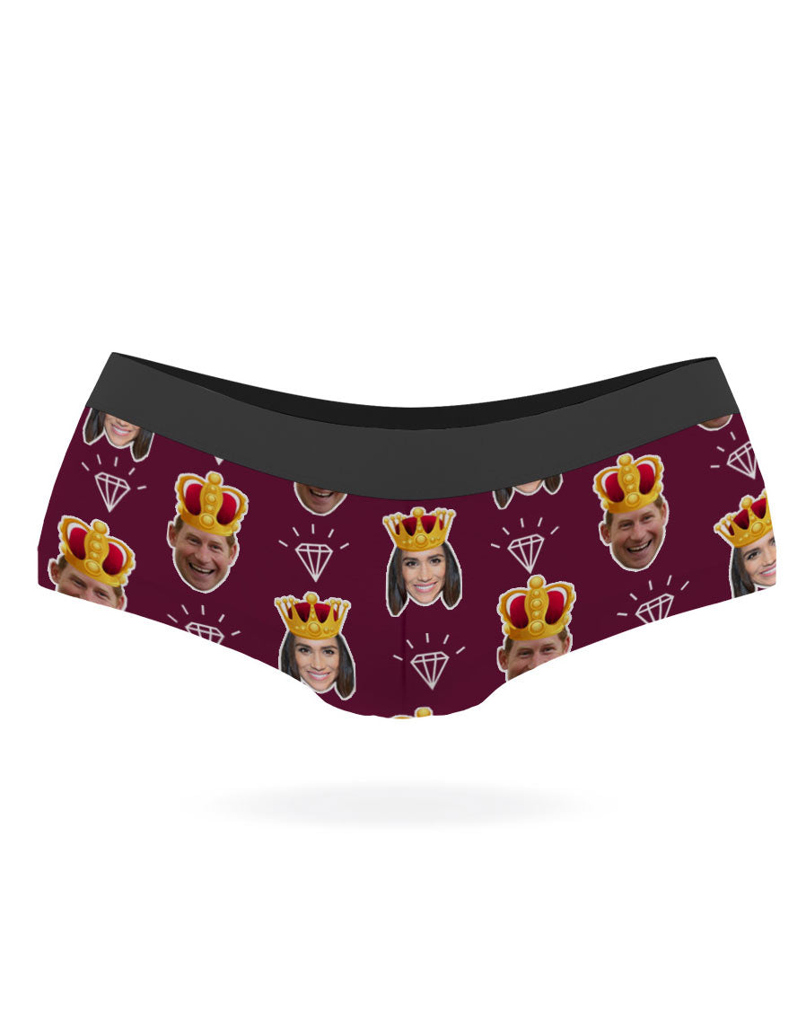 King & Queen Knickers Photo Gift