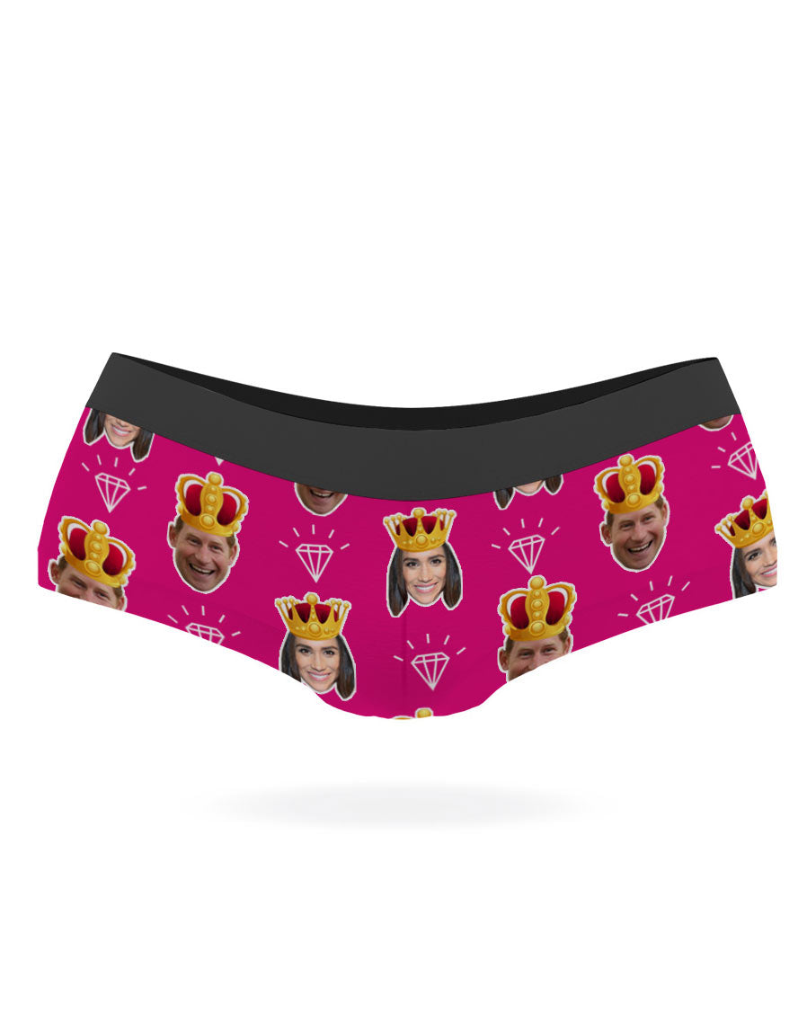 Hot Pink King & Queen Knickers