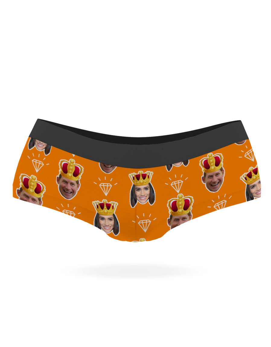 King & Queen Knickers With Own Photos