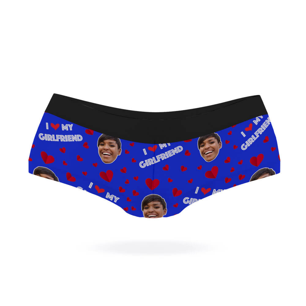 I Love My Girlfriend Valentines Knickers