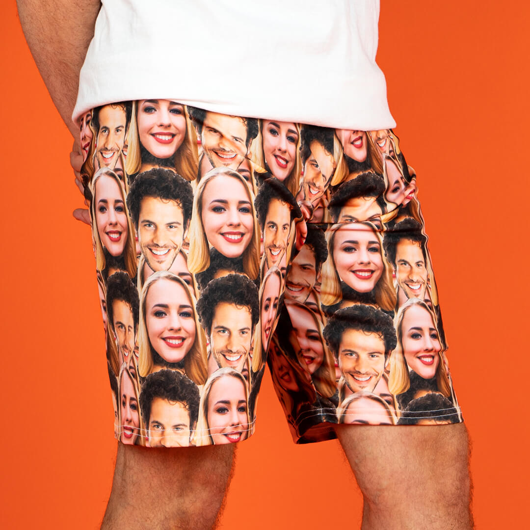 Your Face Lounge Mens Pyjama Shorts