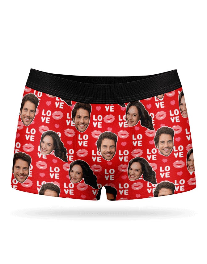 Valentines Love Lips Boxer Shorts