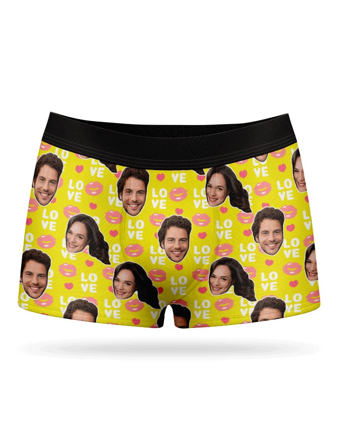 Unique Love Lips Boxer Shorts Gift