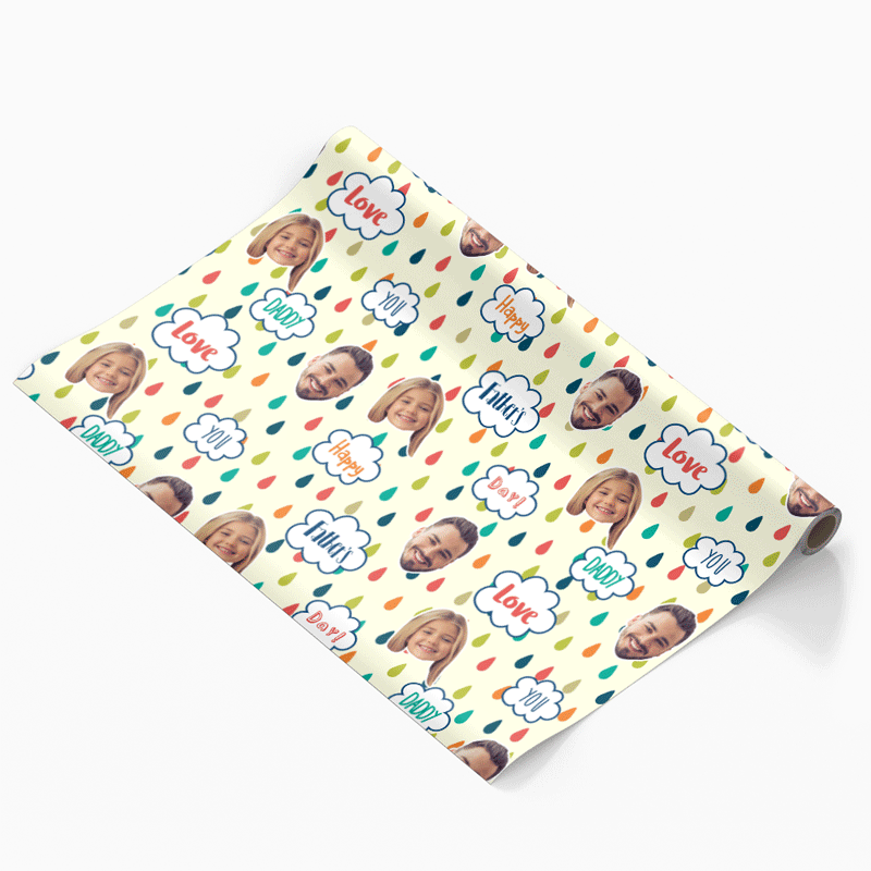 Love You Daddy Wrapping Paper