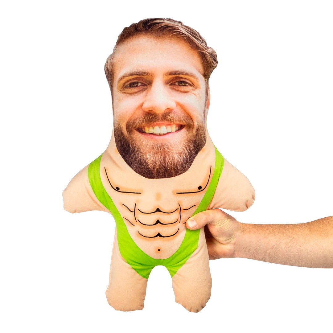 Mankini Face Pillow Doll