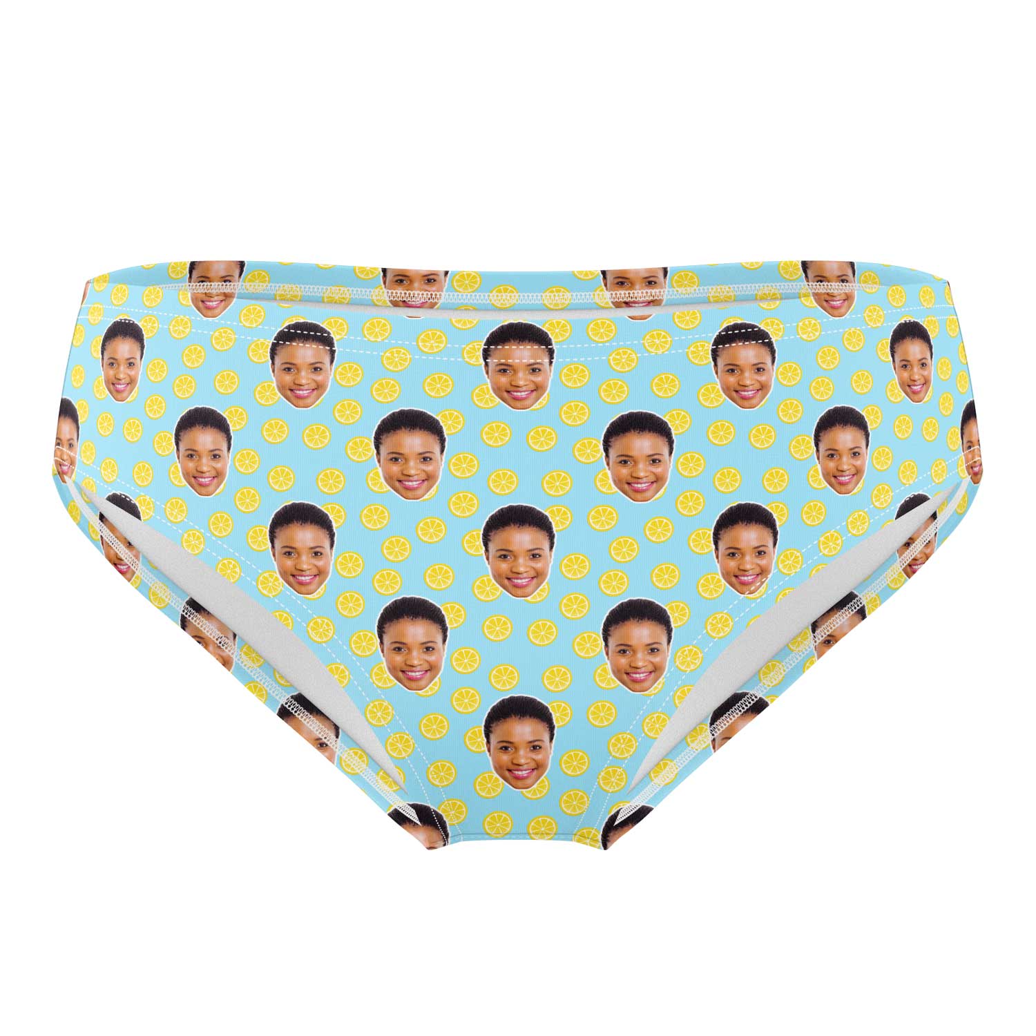 Lemon Personalised Swim Trunks