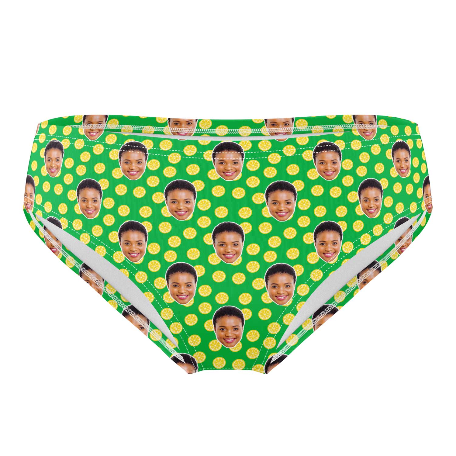 Lemon Personalised Swim Trunks