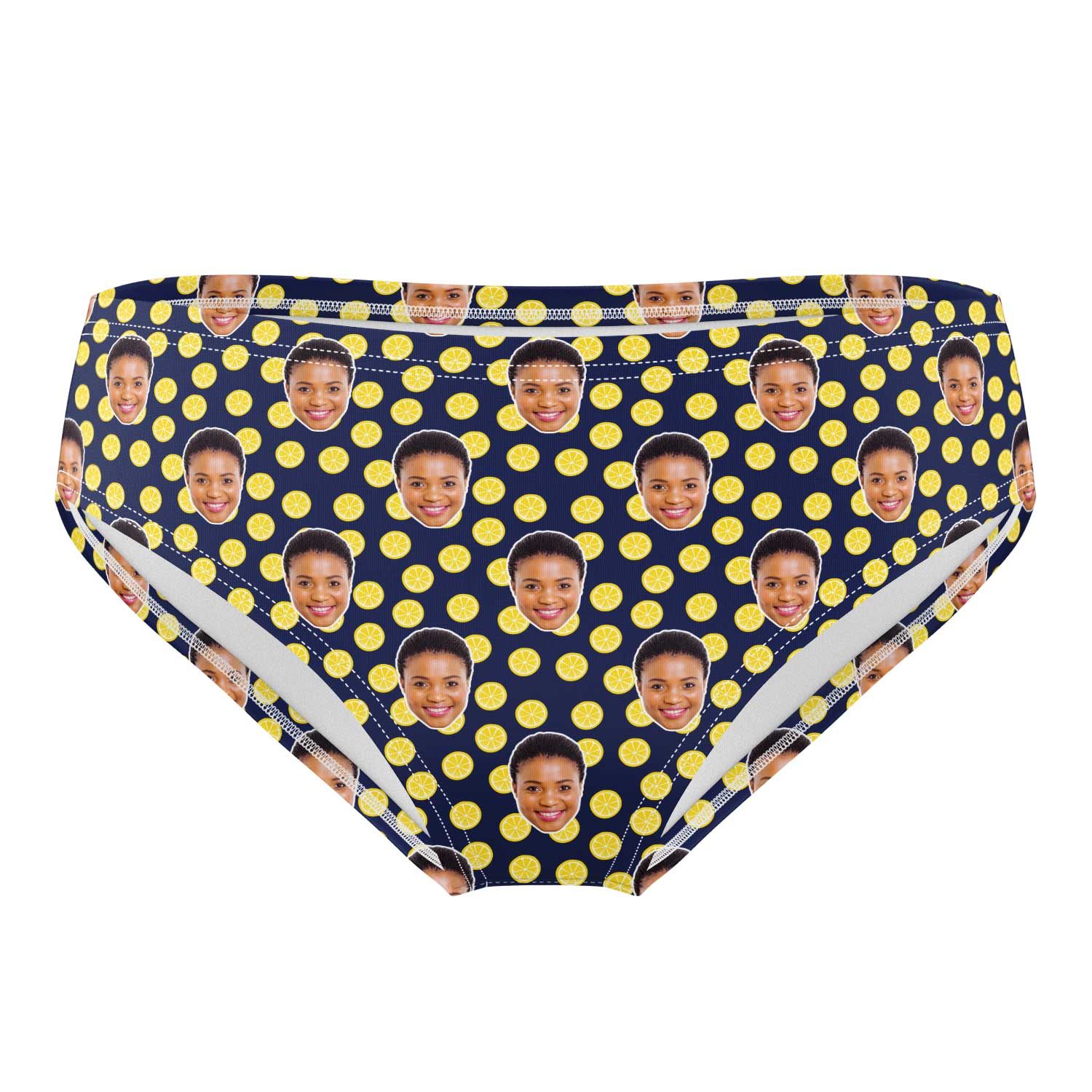 Lemon Personalised Swim Trunks