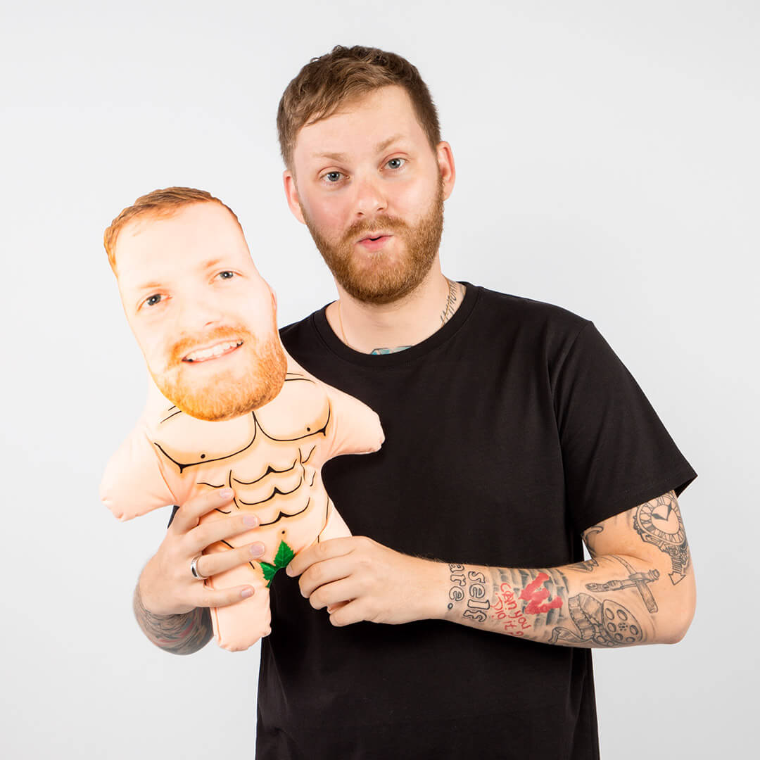 Naturist Face Pillow Cushion