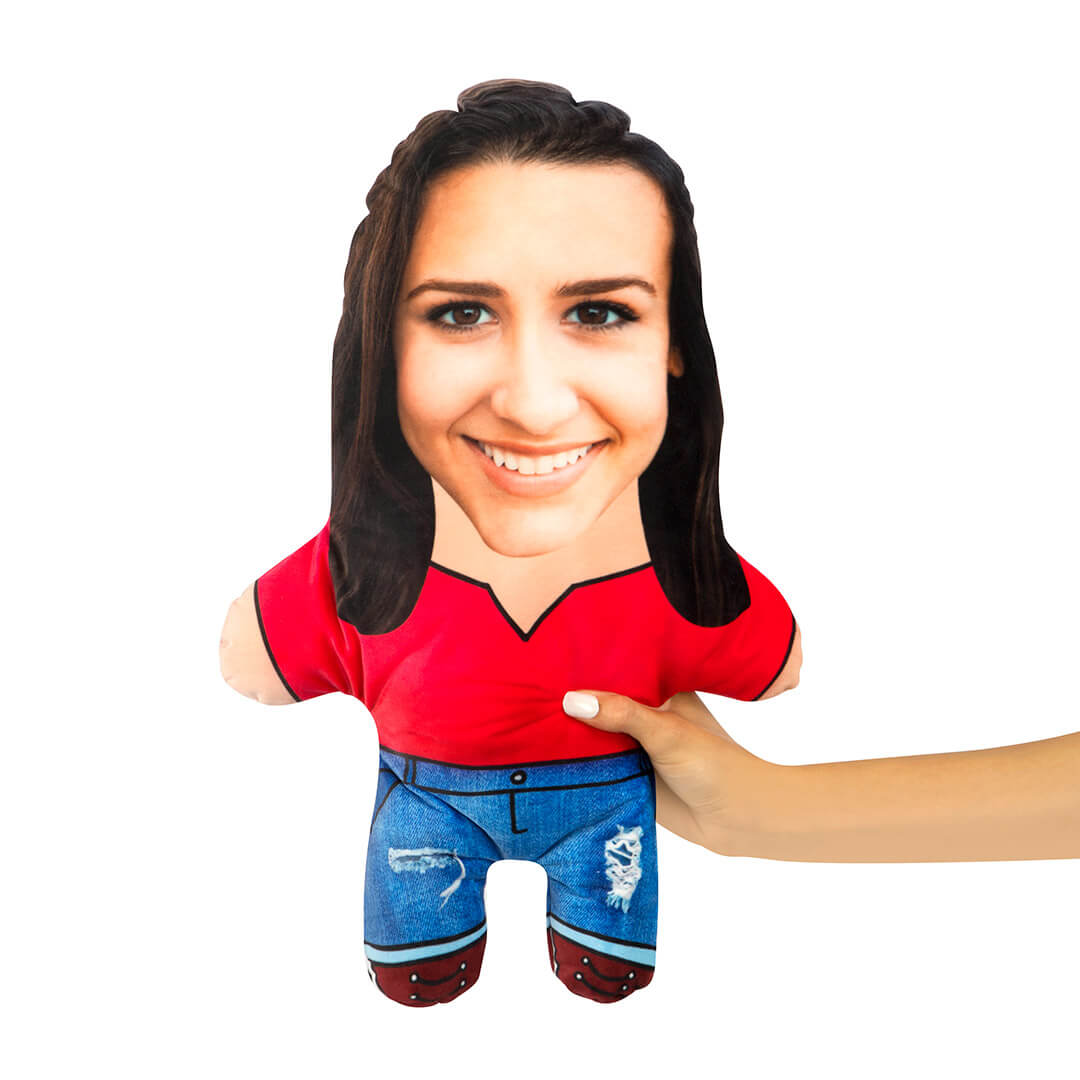 Girl Face Pillow Doll
