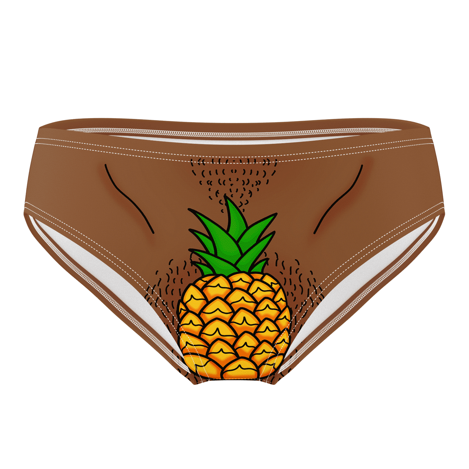 Pineapple Funny Swim Trunks