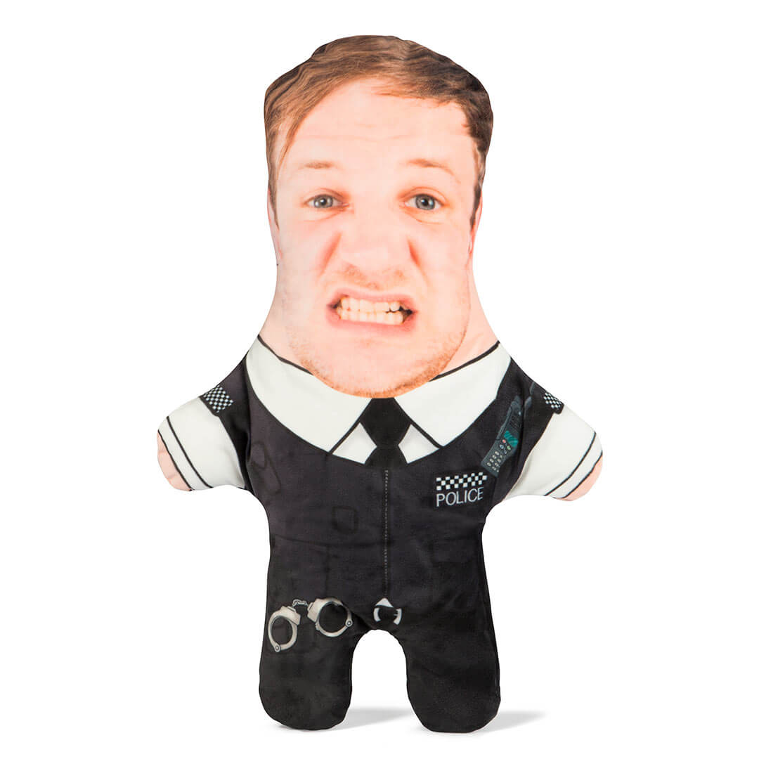 Police Face Pillow Doll