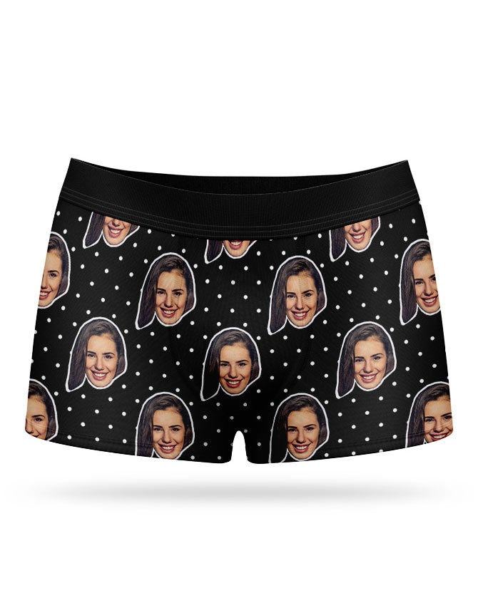 Custom Face Polka Boxers