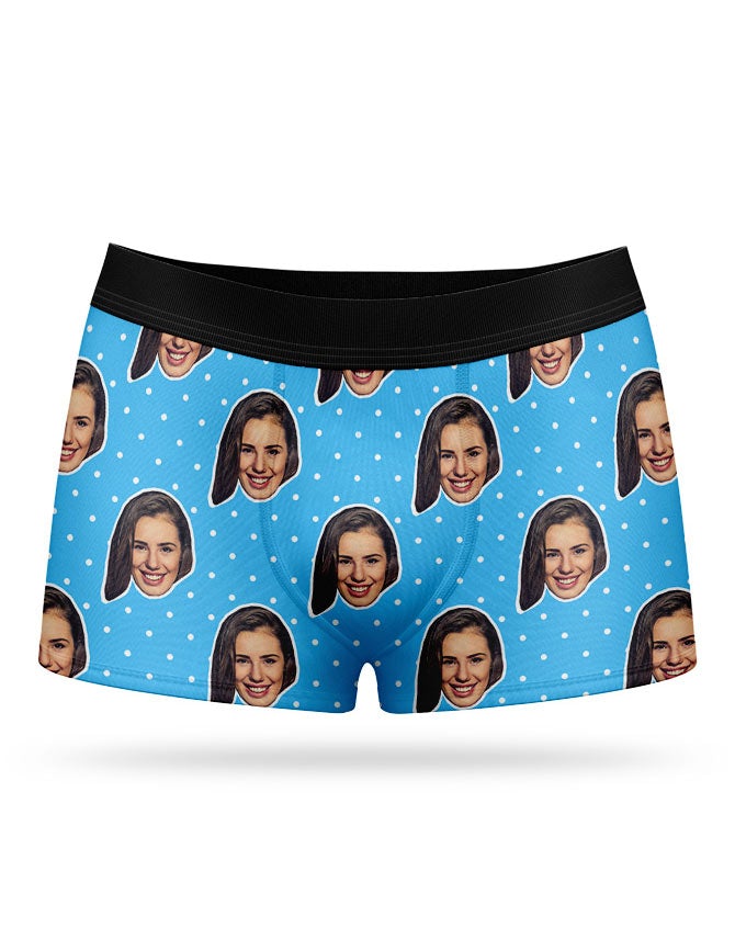 Face Polka Boxer Shorts