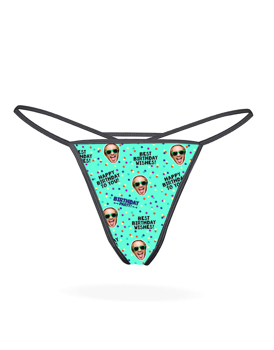 Novelty Best Birthday Wishes Thong