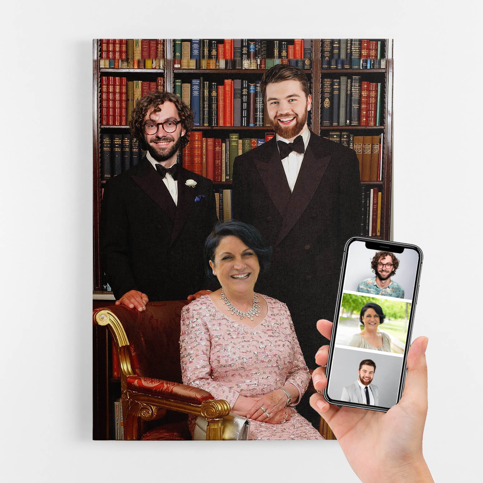 Queen & Servant Royal Portrait