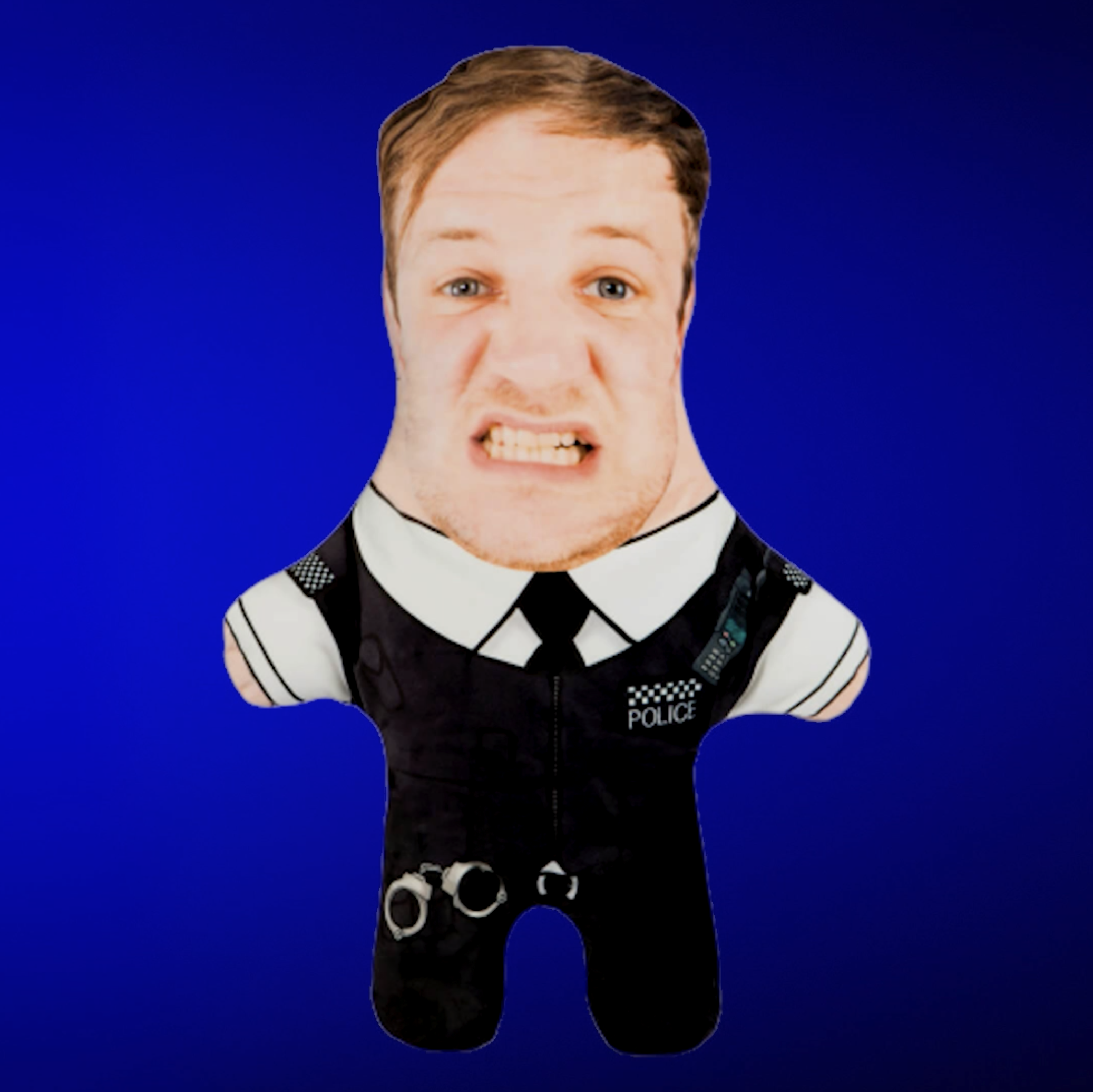 Police Face Pillow Face Cushion