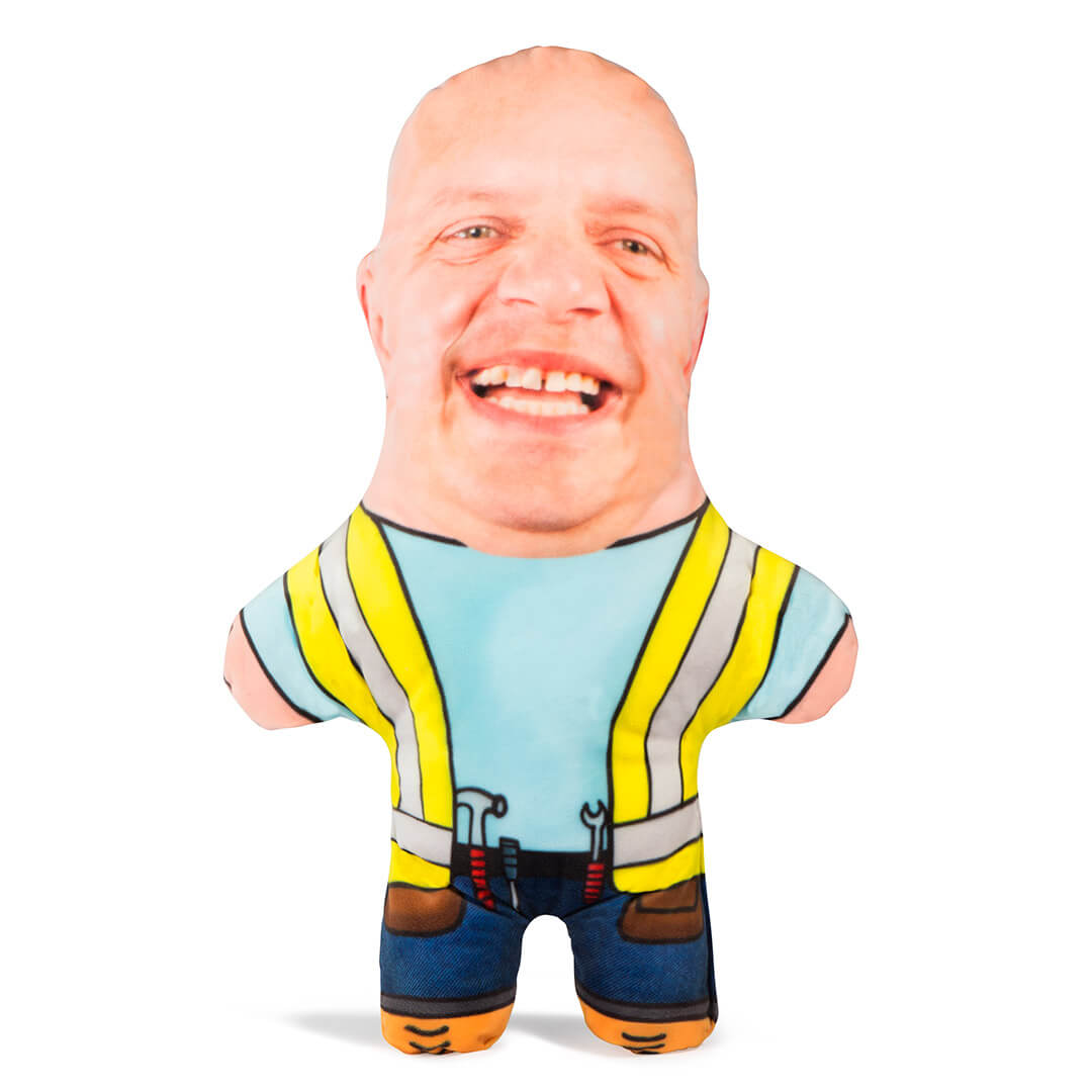 Builder Face Pillow Doll