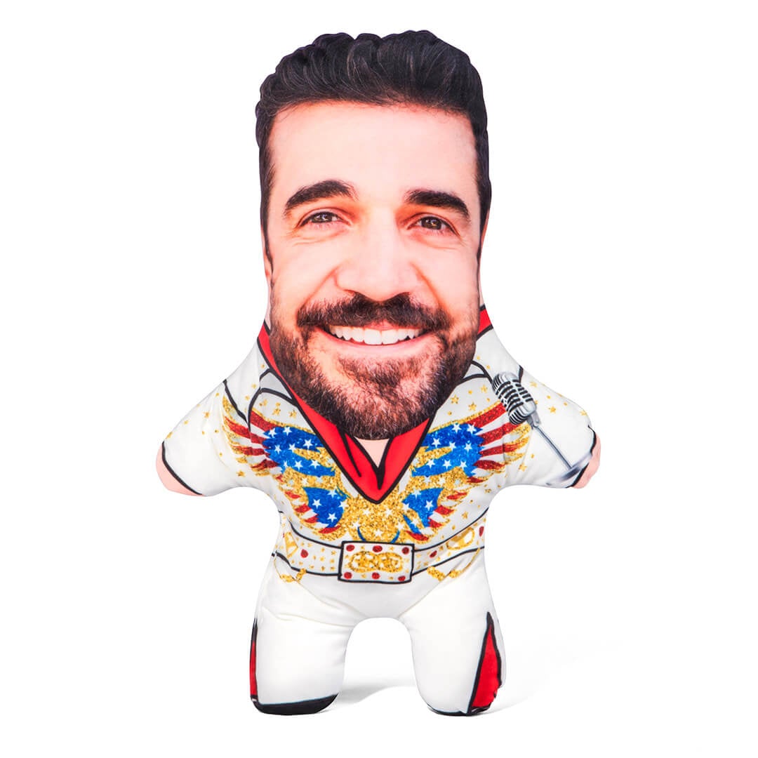 Elvis Face Pillow Doll