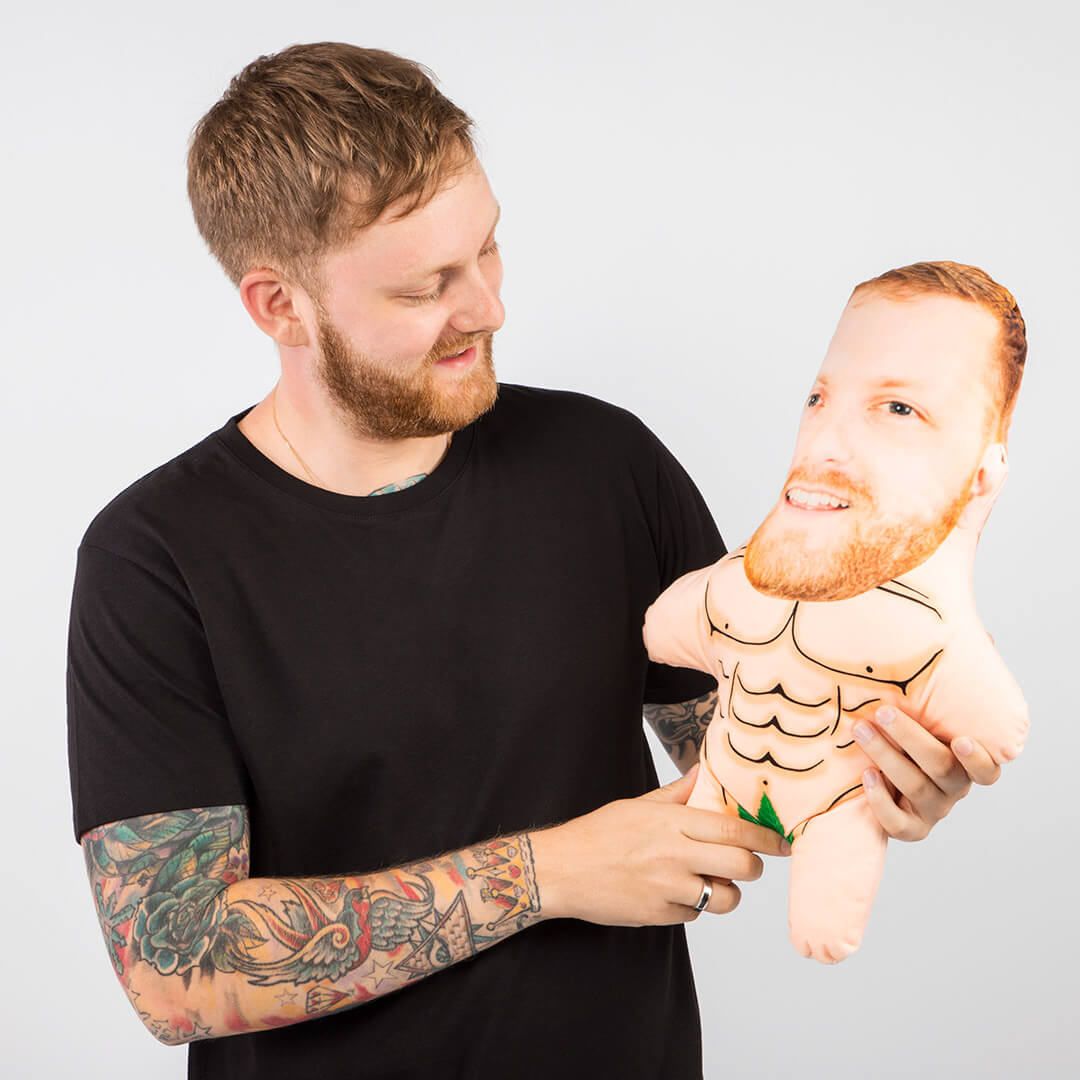 Naturist Face Pillow Photo Doll