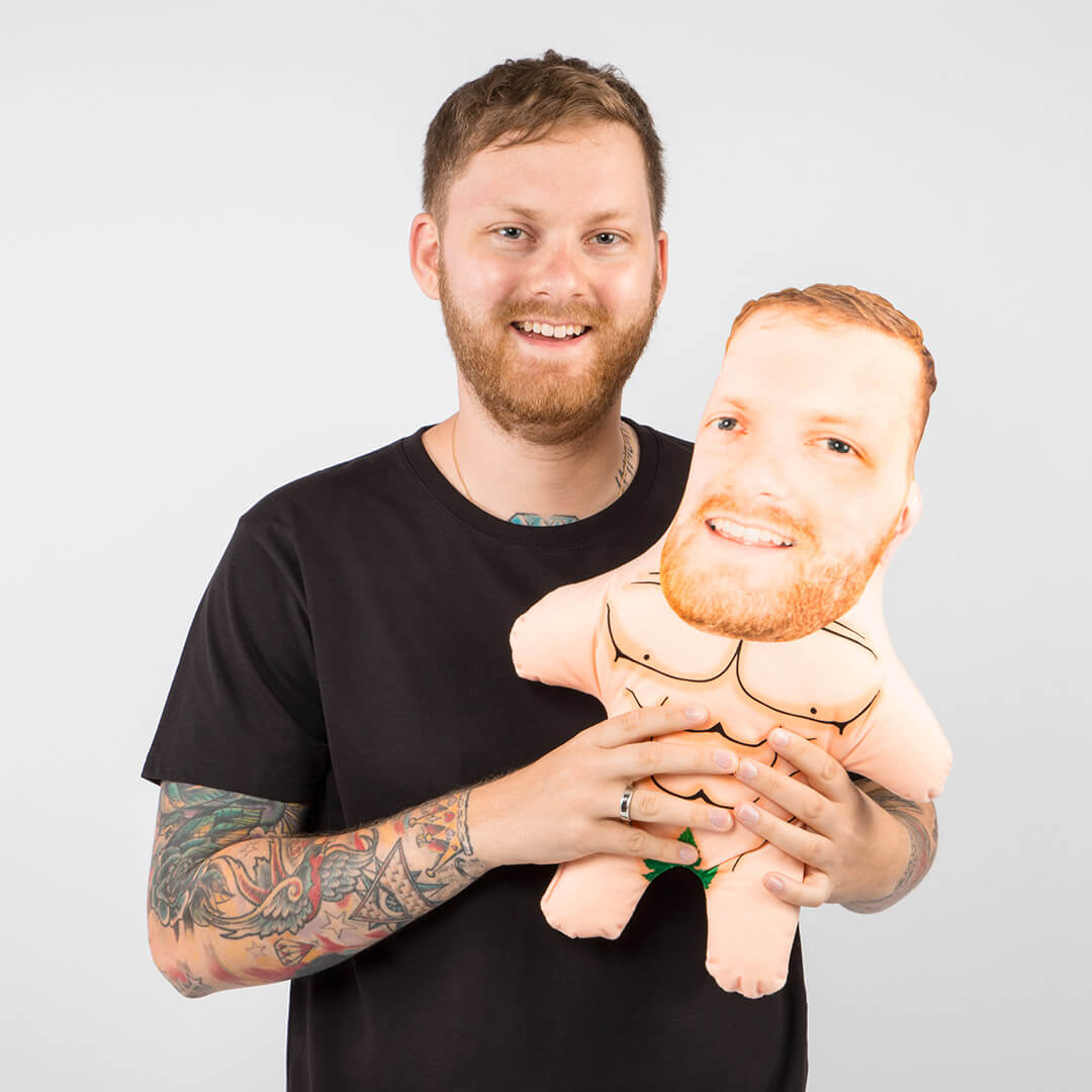 Personalised Naturist Face Pillow