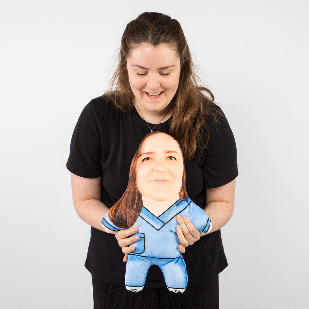 Nurse Face Pillow Face Cushion