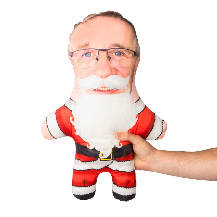 Santa Face Pillow Doll