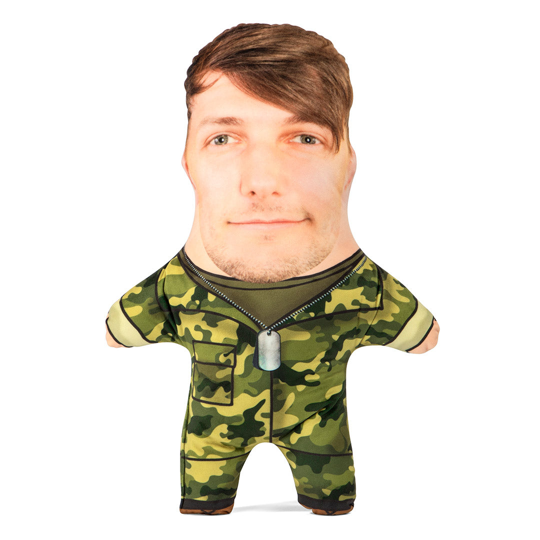 Personalised Soldier Face Pillow