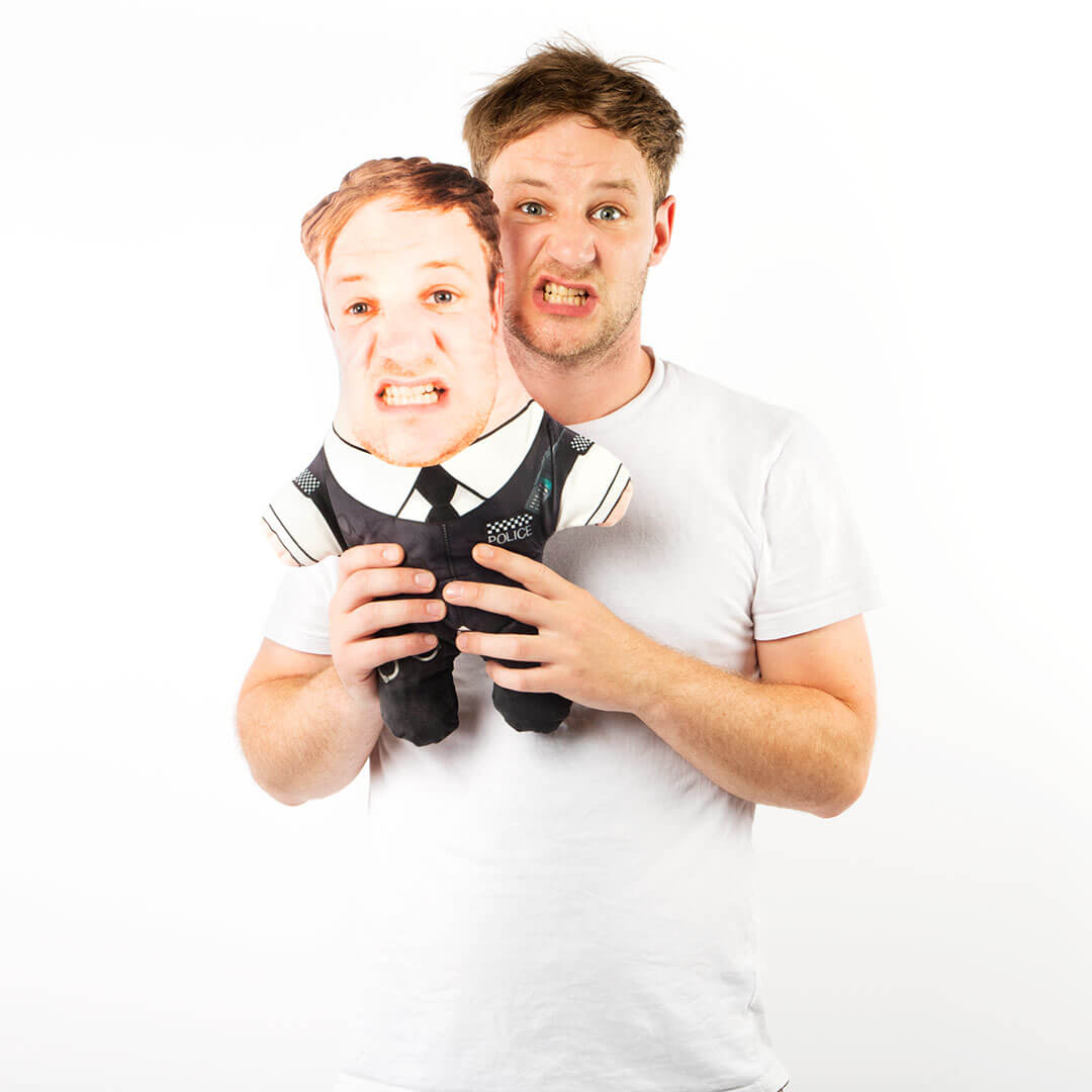 Police Face Pillow Cushion