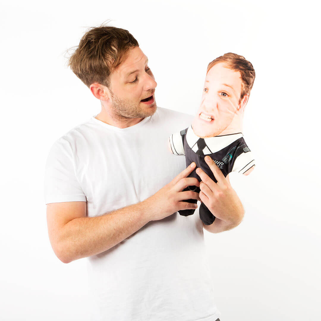 Personalised Police Face Pillow Doll