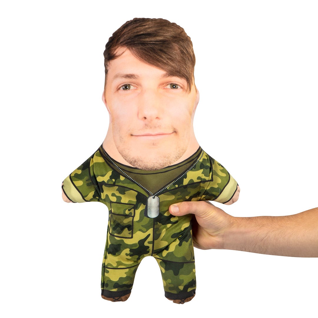 Soldier Face Pillow