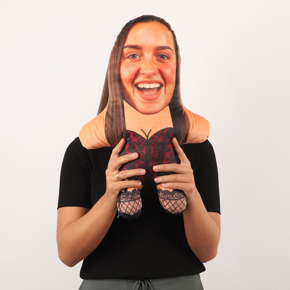 Personalised Stockings Face Pillow