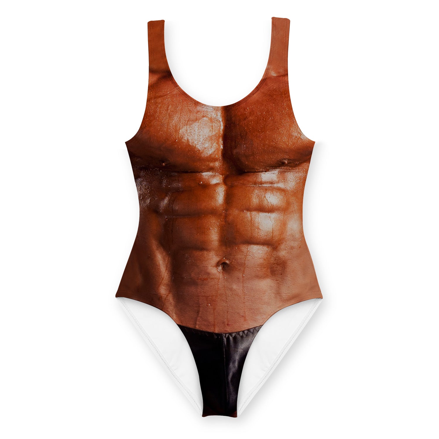 Body Builder Funny Swimsuit