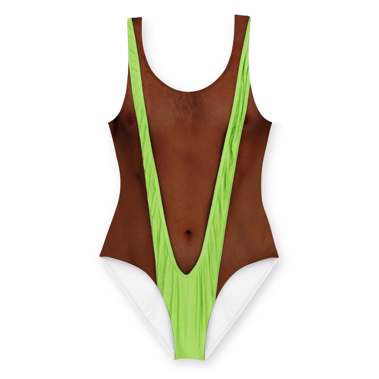 Mankini Bod Swimsuit Funny Swimming Costume