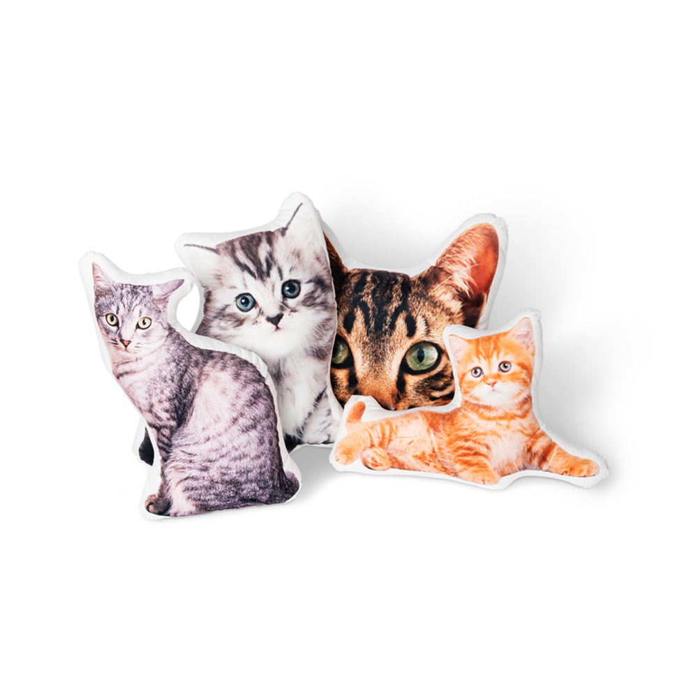 Cat Photo Shaped Pillow