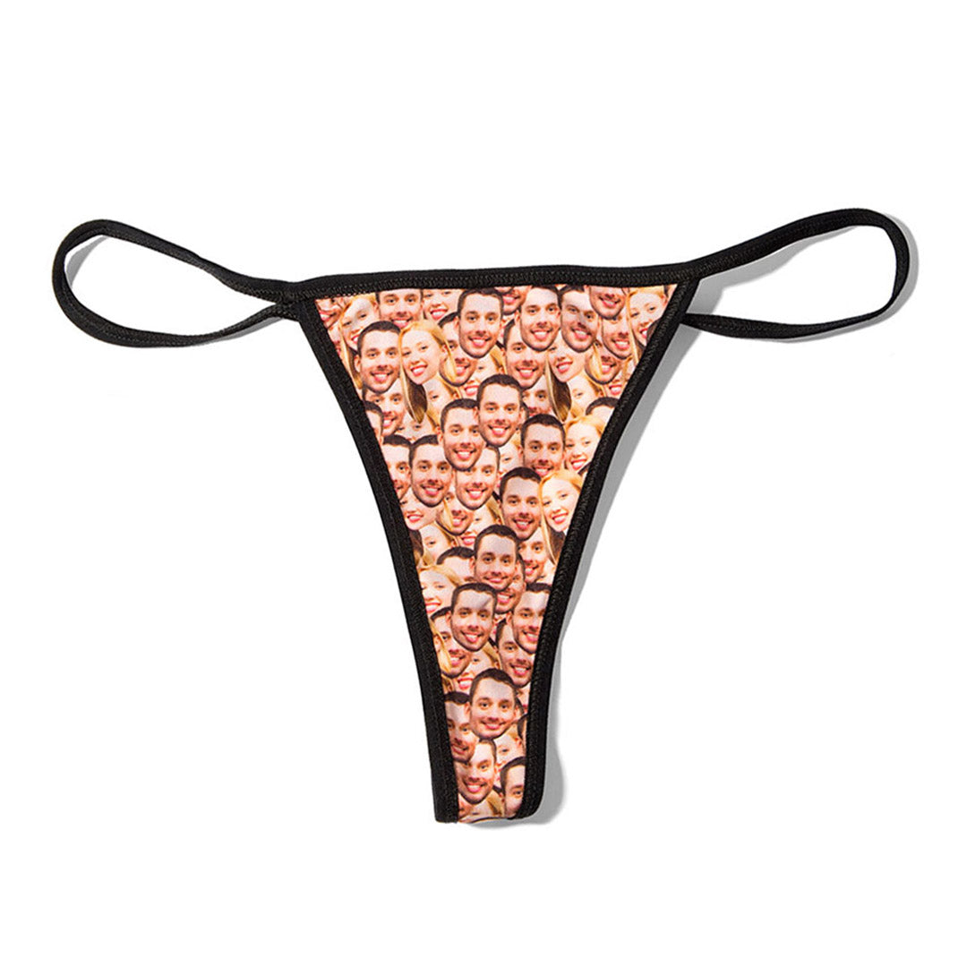 Face Mash Personalised Thong