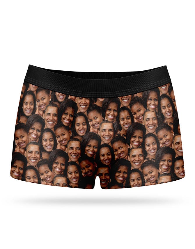Family Face Mash Boxer Shorts Gift